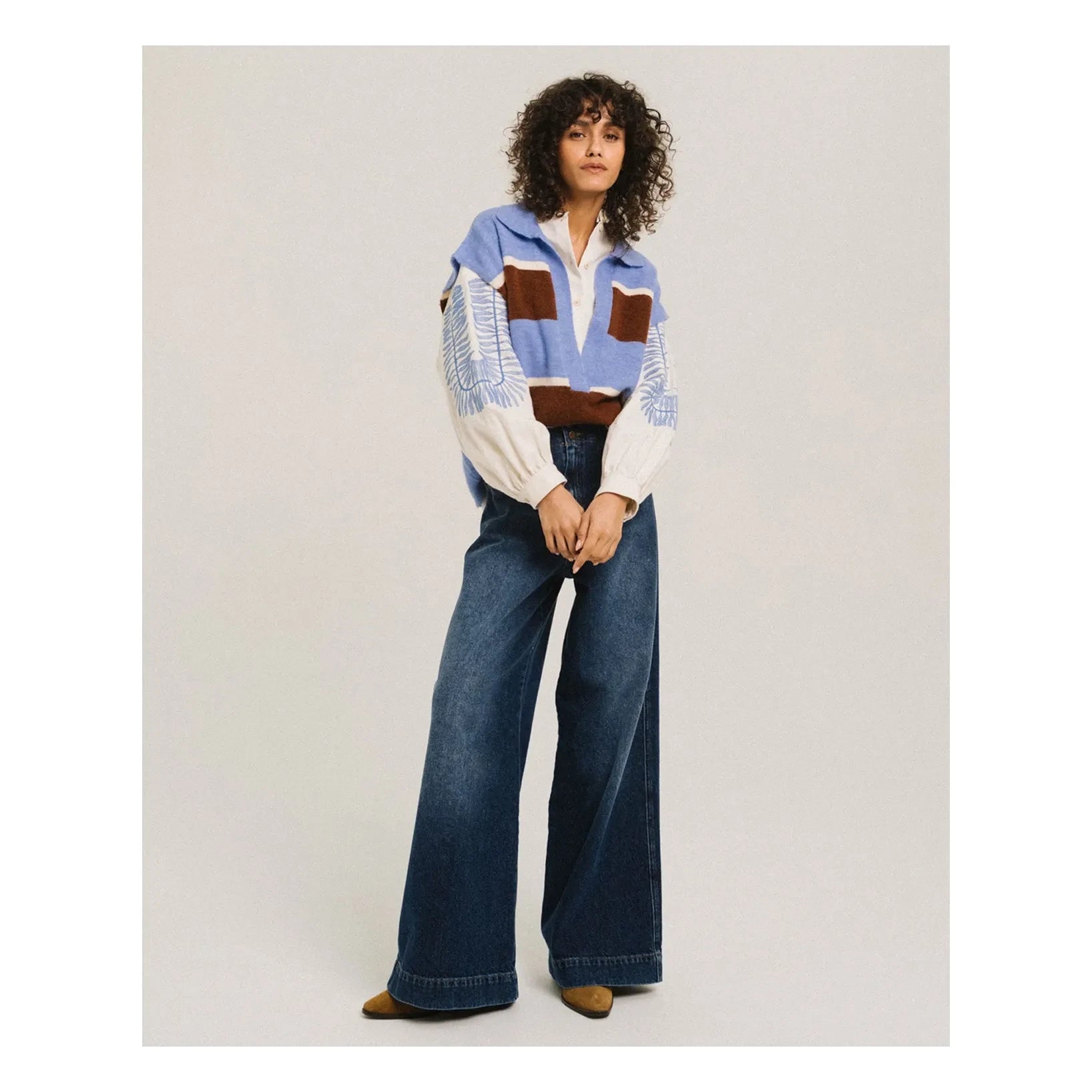 Tinsels - Uxue Kolsuz Kazak | Açık Mavi