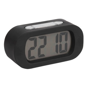 Present Time - Gummy Alarm Clock | Black