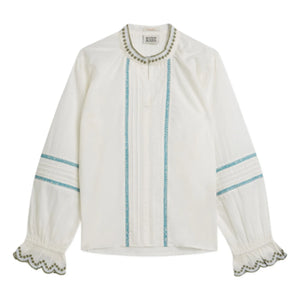 Scotch & Soda - Embroidered Blouse | Ecru