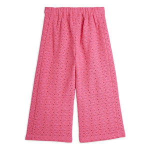 Mini Rodini - Organic Cotton Lace Pants | Pink