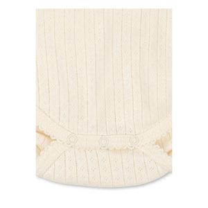 Konges Sløjd - Short Sleeve Body Minnie Organic Cotton | Ecru