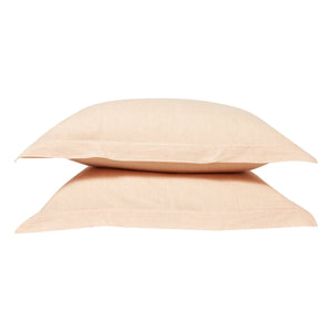 Scarlette Ateliers - Grace Handwoven Cotton Pillowcases - Set of 2 | Red
