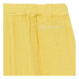 Bonton - Laos Cotton Gauze Pants | Yellow