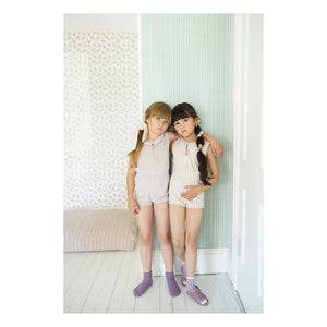 Soor Ploom - Organic Cotton Eponge Club Romper | Beige Pink
