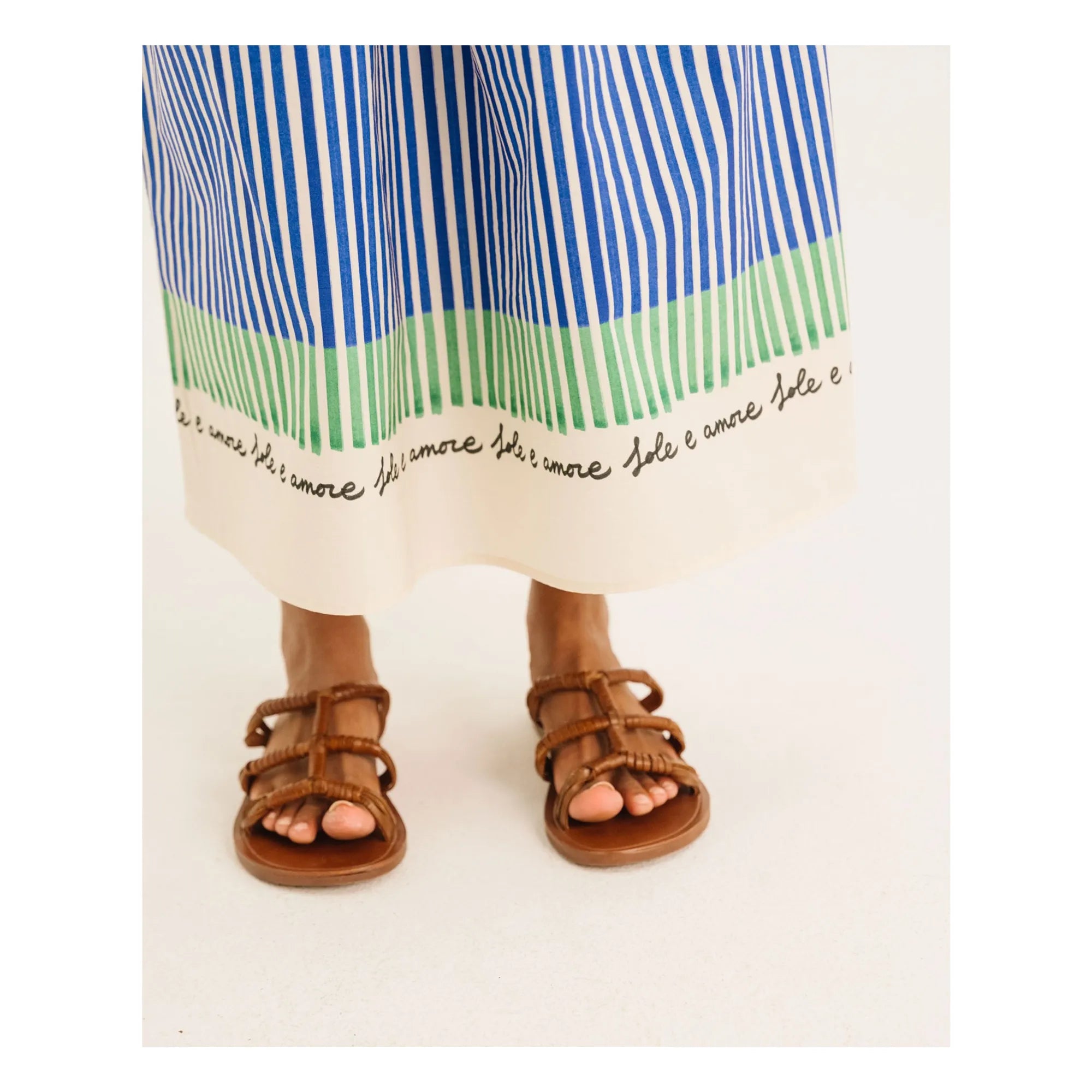 Tinsels - Christie Striped Skirt | Blue