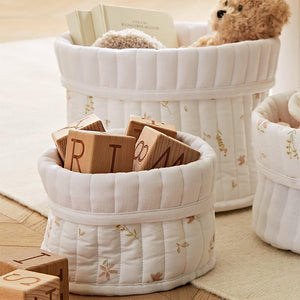 CuddleCo 3pk Storage Baskets - Cashmere Meadow-Storage Baskets-Cashmere Meadow- | Natural Baby Shower