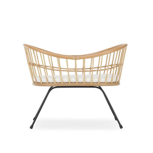 CuddleCo Aria Wave Crib - Rattan-Cribs-Rattan- | Natural Baby Shower