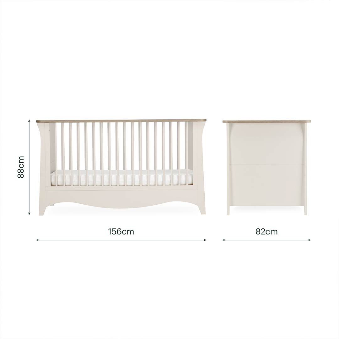 CuddleCo Clara Luxe 2pc Set - Cashmere/Ash-Nursery Sets-Cashmere/Ash- | Natural Baby Shower