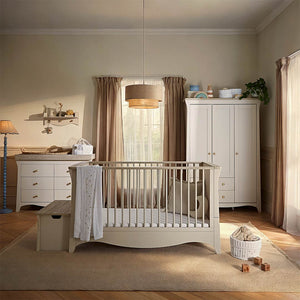 CuddleCo Clara Luxe 3pc Set - Cashmere/Ash-Nursery Sets-Cashmere/Ash- | Natural Baby Shower