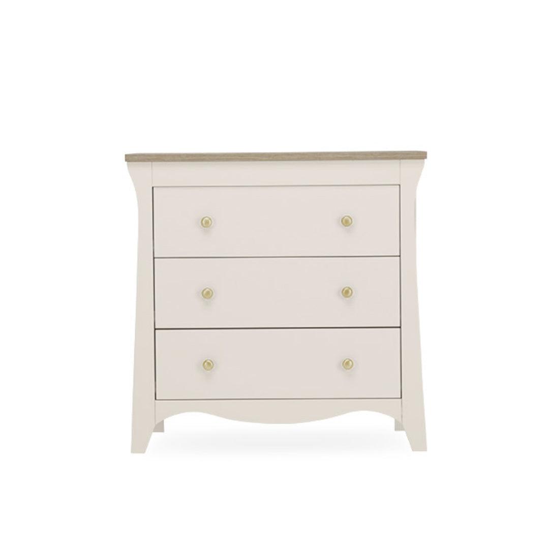 CuddleCo Clara 3-Drawer Dresser + Changer - Cashmere-Nursery Sets-Cashmere- | Natural Baby Shower