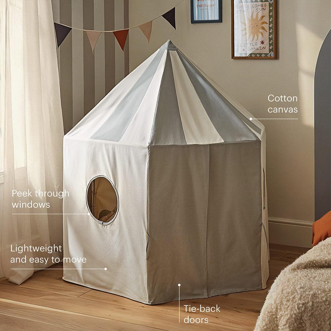 CuddleCo Pavilion Play Tent - Sea Salt-Teepees-Sea Salt- | Natural Baby Shower