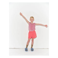 Main Story - Cut Off Jogger Shorts Organic Cotton | Raving Red