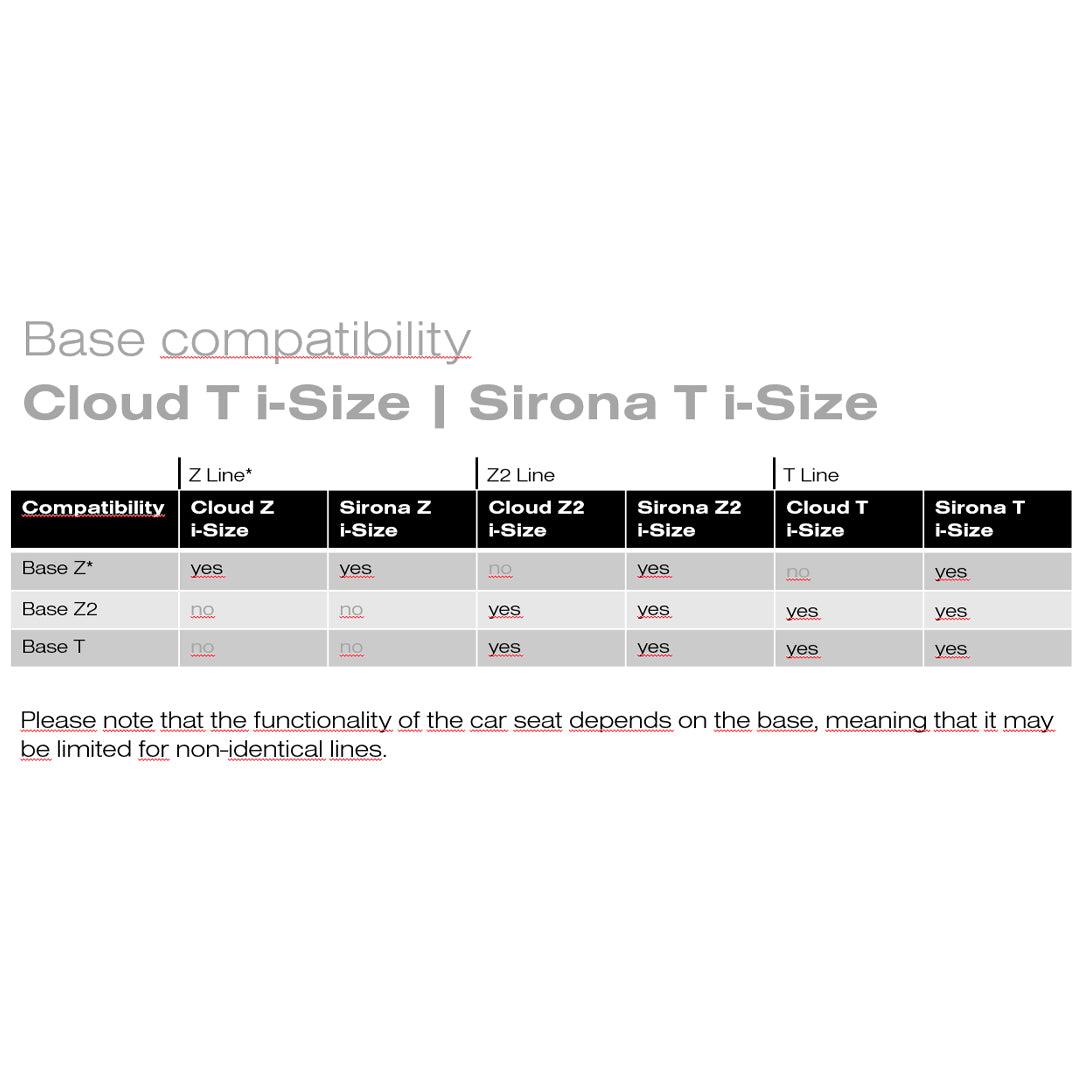 CYBEX Cloud T i-Size Plus Rotating Baby Car Seat - Sepia Black-Car Seats-Sepia Black-No Base | Natural Baby Shower