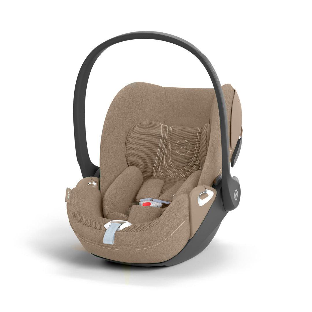 CYBEX Cloud T i-Size Plus Rotating Baby Car Seat - Cozy Beige-Car Seats-Cozy Beige-No Base | Natural Baby Shower