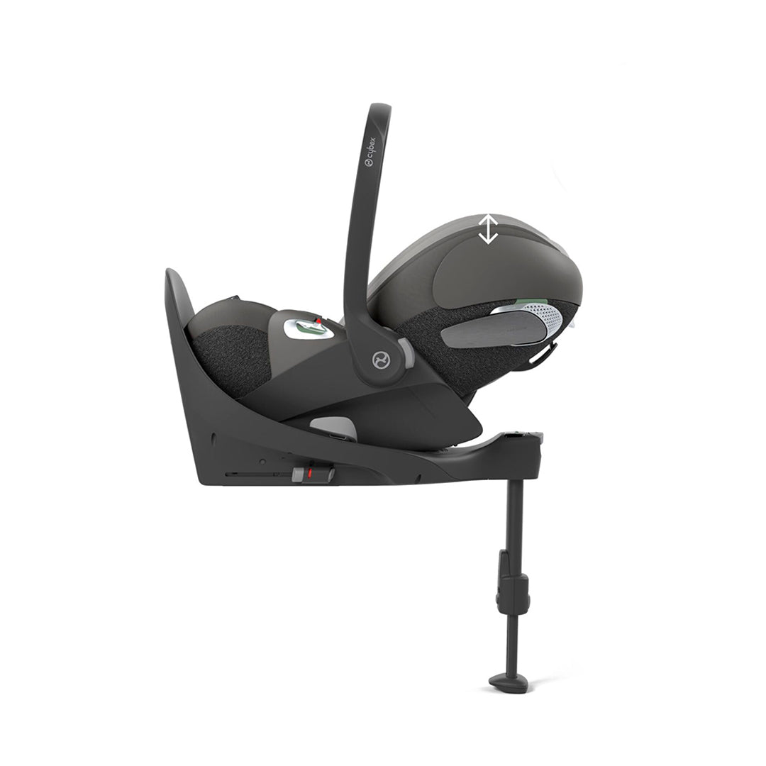 CYBEX Cloud T i-Size Plus Rotating Baby Car Seat - Mirage Grey-Car Seats-Mirage Grey-No Base | Natural Baby Shower