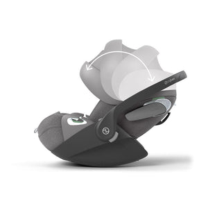 CYBEX Cloud T i-Size Plus Rotating Baby Car Seat - Mirage Grey-Car Seats-Mirage Grey-No Base | Natural Baby Shower