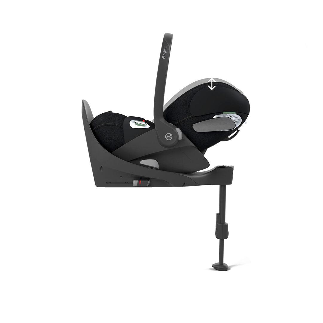 CYBEX Cloud T i-Size Plus Rotating Baby Car Seat - Sepia Black-Car Seats-Sepia Black-No Base | Natural Baby Shower