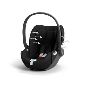 CYBEX Cloud T i-Size Rotating Baby Car Seat - Sepia Black-Car Seats-Sepia Black-No Base | Natural Baby Shower