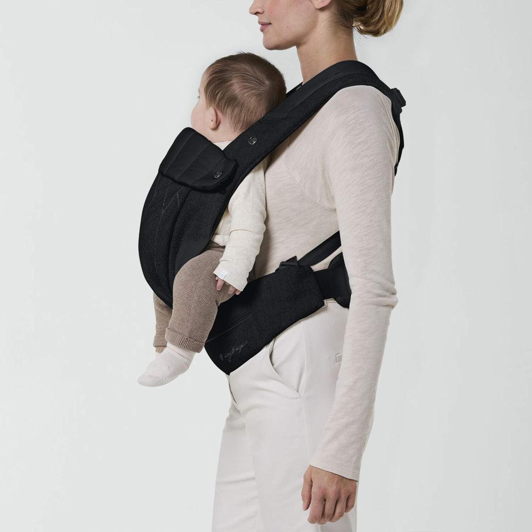 CYBEX Coya Baby Carrier - Stone Black (Bouclé)-Baby Carriers-Stone Black (Bouclé)- | Natural Baby Shower