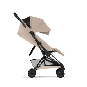 CYBEX Coya Comfort Compact Stroller - Cozy Beige/Black-Strollers-Cozy Beige/Black-Without Carrycot | Natural Baby Shower