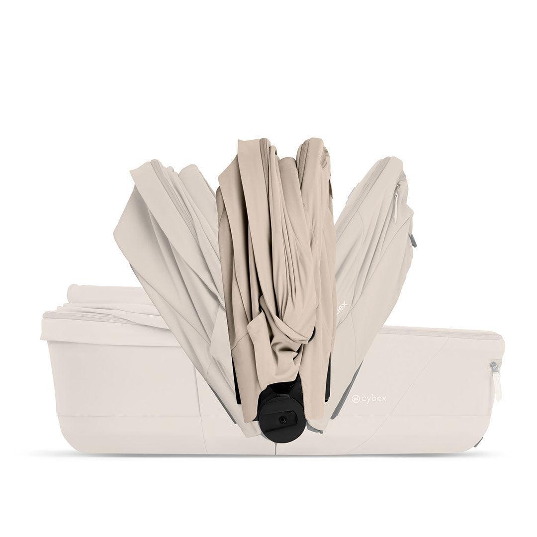 CYBEX Coya Comfort Compact Stroller & Carrycot - Cozy Beige/Black-Strollers-Cozy Beige/Black- | Natural Baby Shower