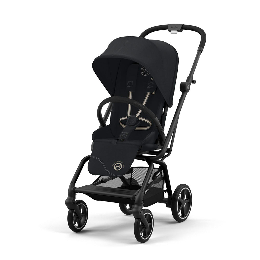 CYBEX Eezy S Twist+ 2 Pushchair - Magic Black-Strollers-Magic Black- | Natural Baby Shower