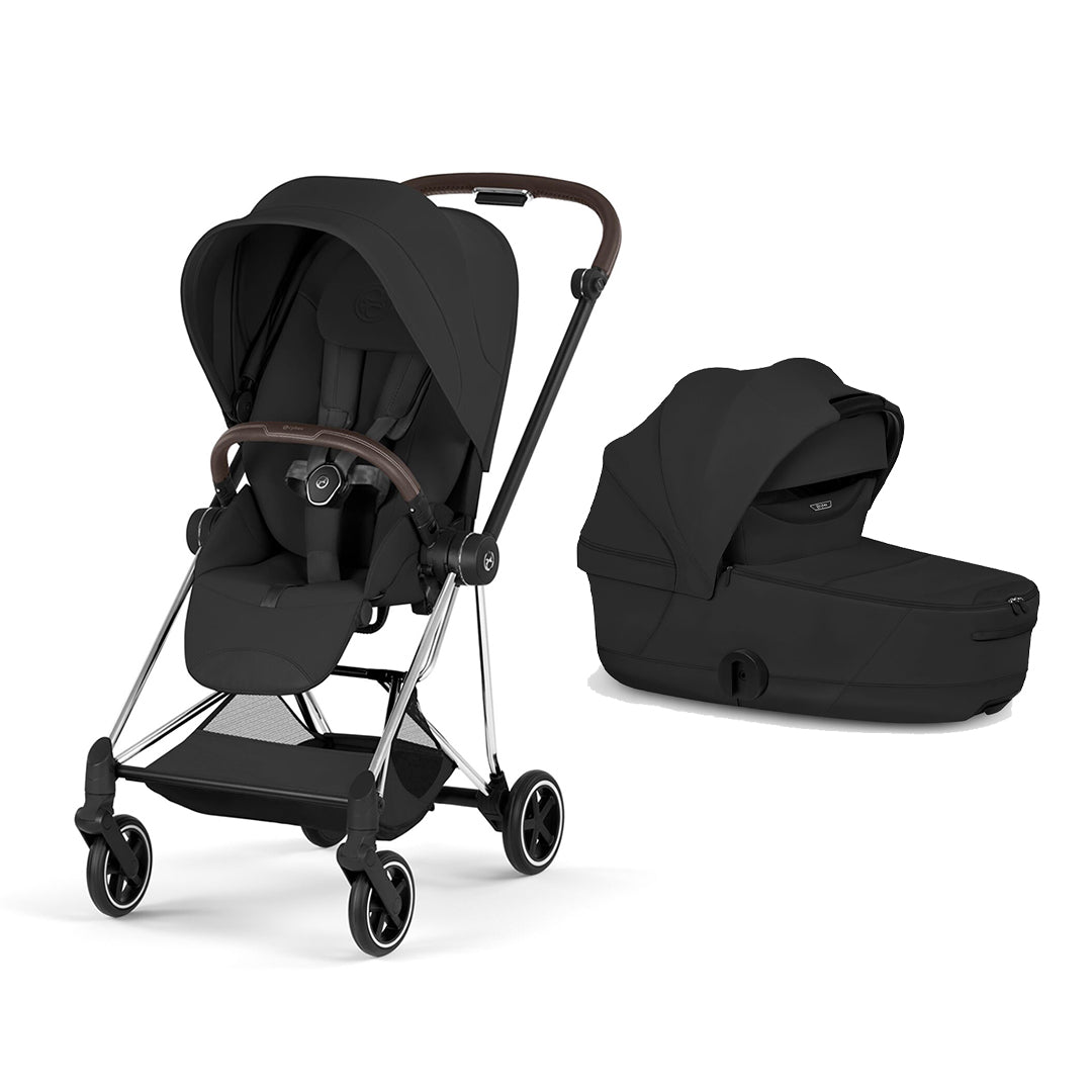 CYBEX Mios Style Single Pushchair-Strollers-Sepia Black-Chrome Brown | Natural Baby Shower