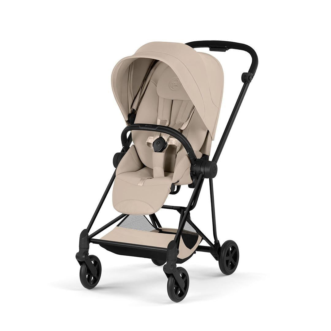 CYBEX Mios Style Single Pushchair-Strollers-Cozy Beige-Matt Black | Natural Baby Shower