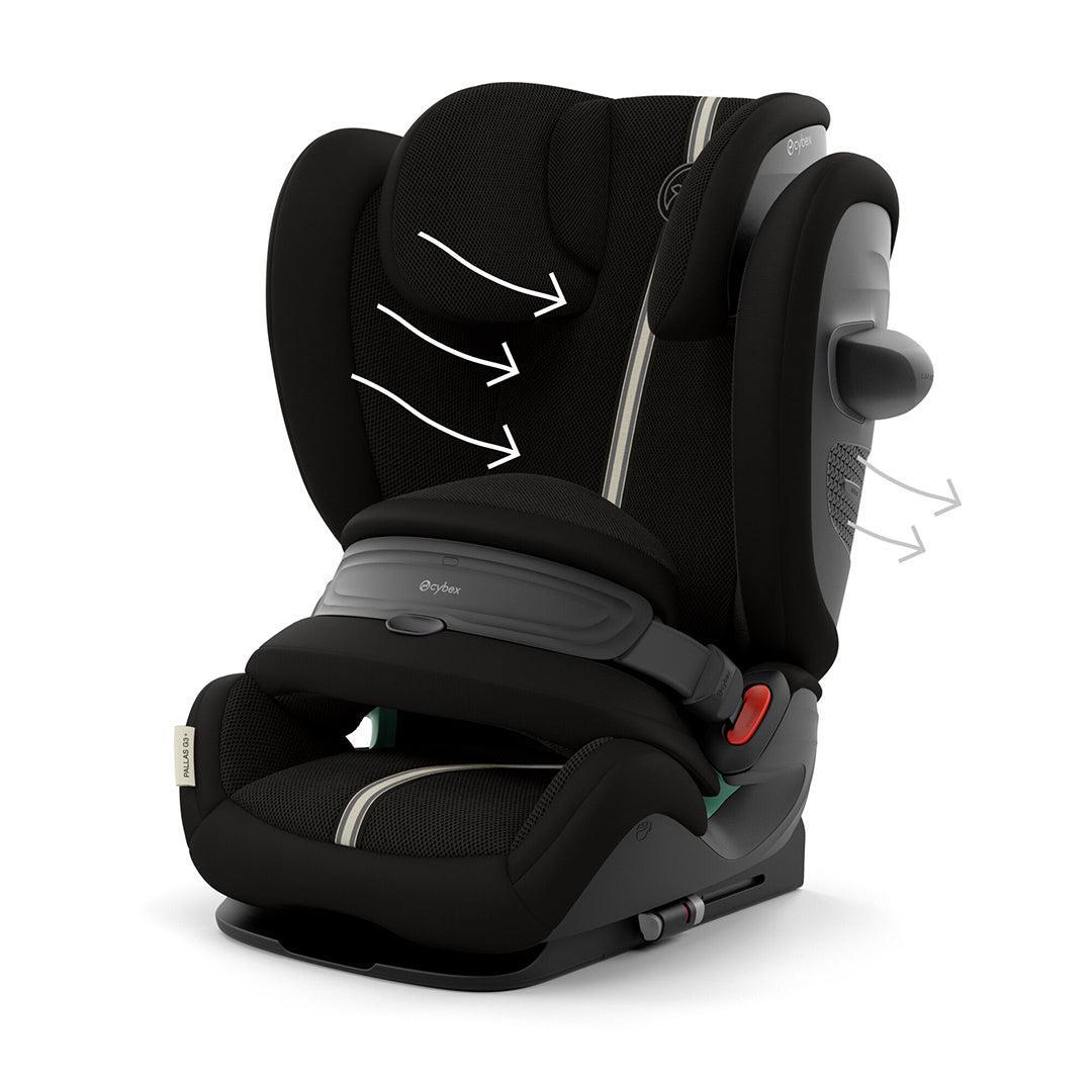 CYBEX Pallas G3 Plus i-Size Car Seat - Moon Black-Car Seats-Moon Black- | Natural Baby Shower