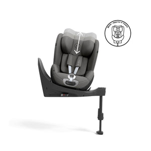 CYBEX Sirona T i-Size 360° Rotating Toddler Car Seat - Mirage Grey-Car Seats-Mirage Grey-No Base | Natural Baby Shower
