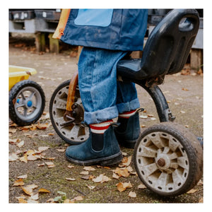 Blundstone - Chelsea Boots Suede Waxed | Navy