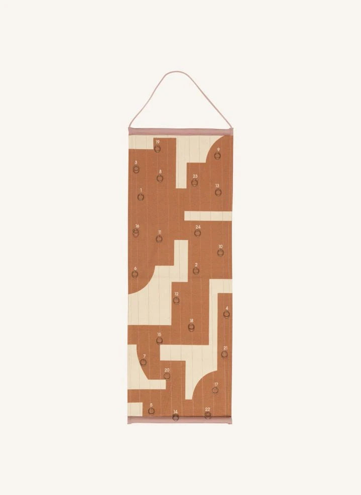 Broste Copenhagen - Karla Cotton Advent Calendar | Camel
