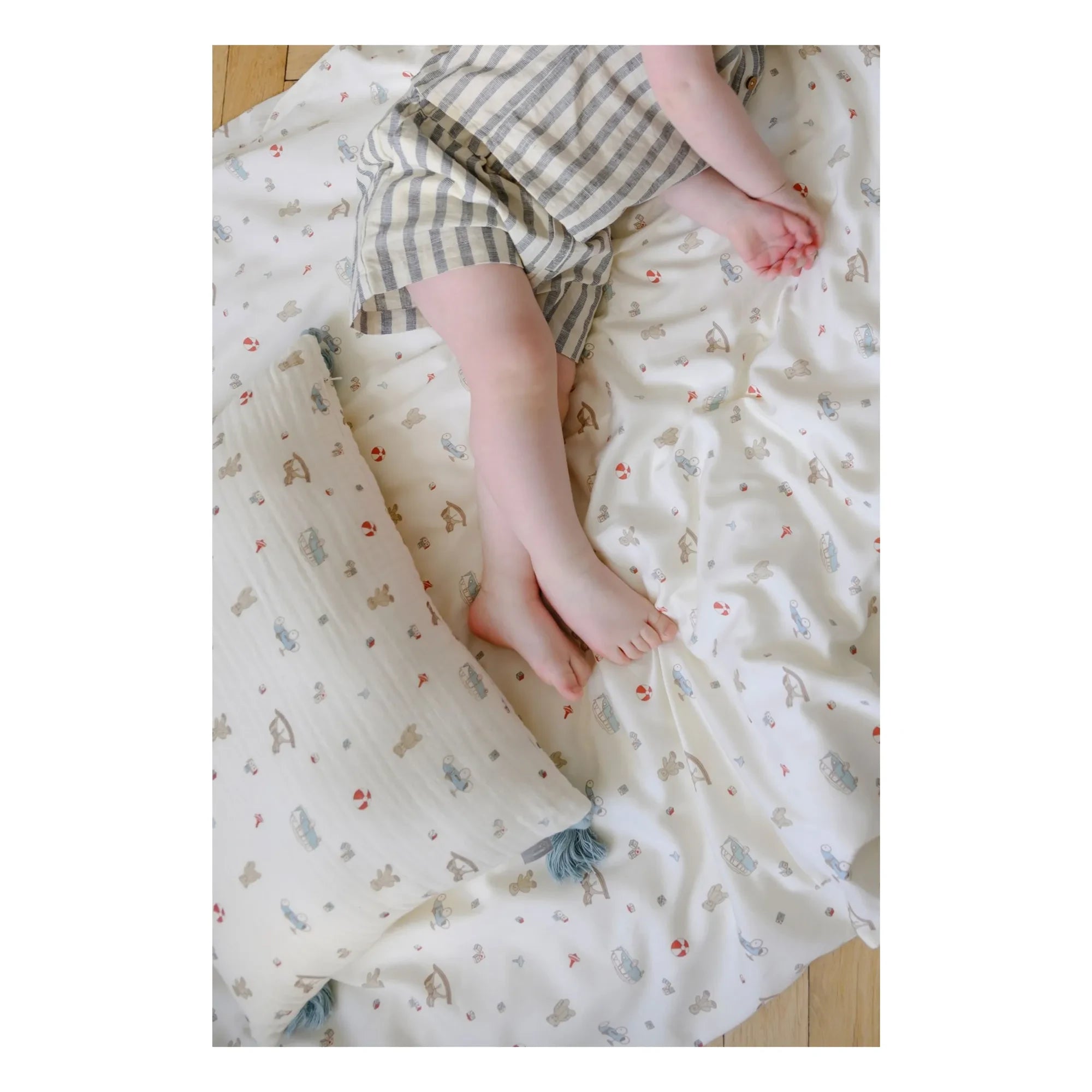 Cam Cam - Vintage Toys Pillow | Beige