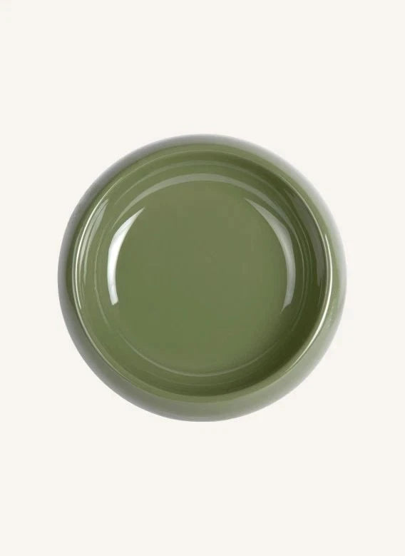 Present Time - Cadiz Metal Bowl | Green