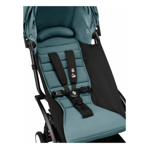 Stokke® - YOYO³ Baby Stroller 6+ Black Frame | Aqua