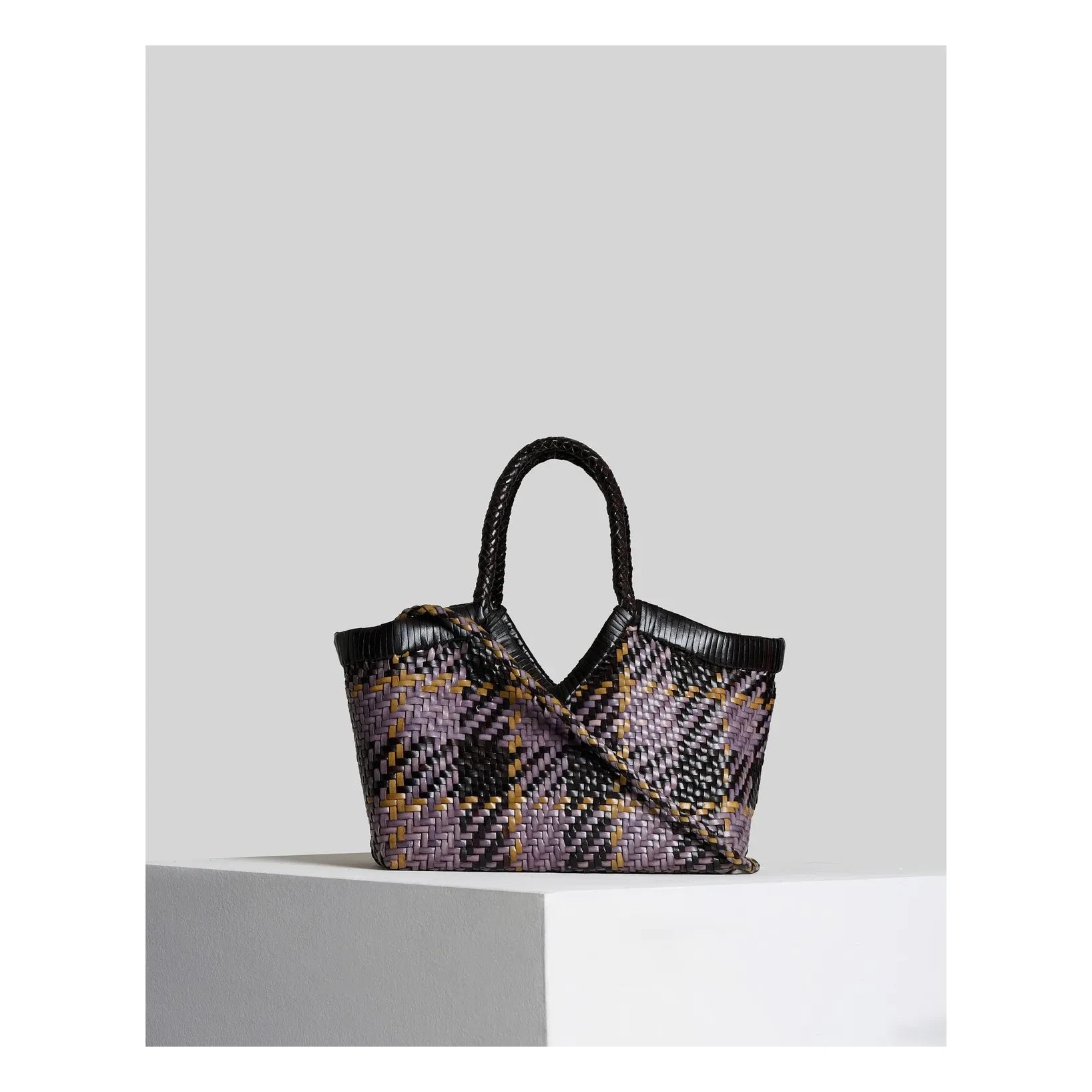 Vipera - Monet Madras Leather Bag | Blue