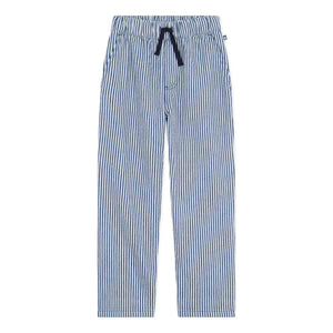 Petit Bateau - Organic Cotton Striped Pants | Blue