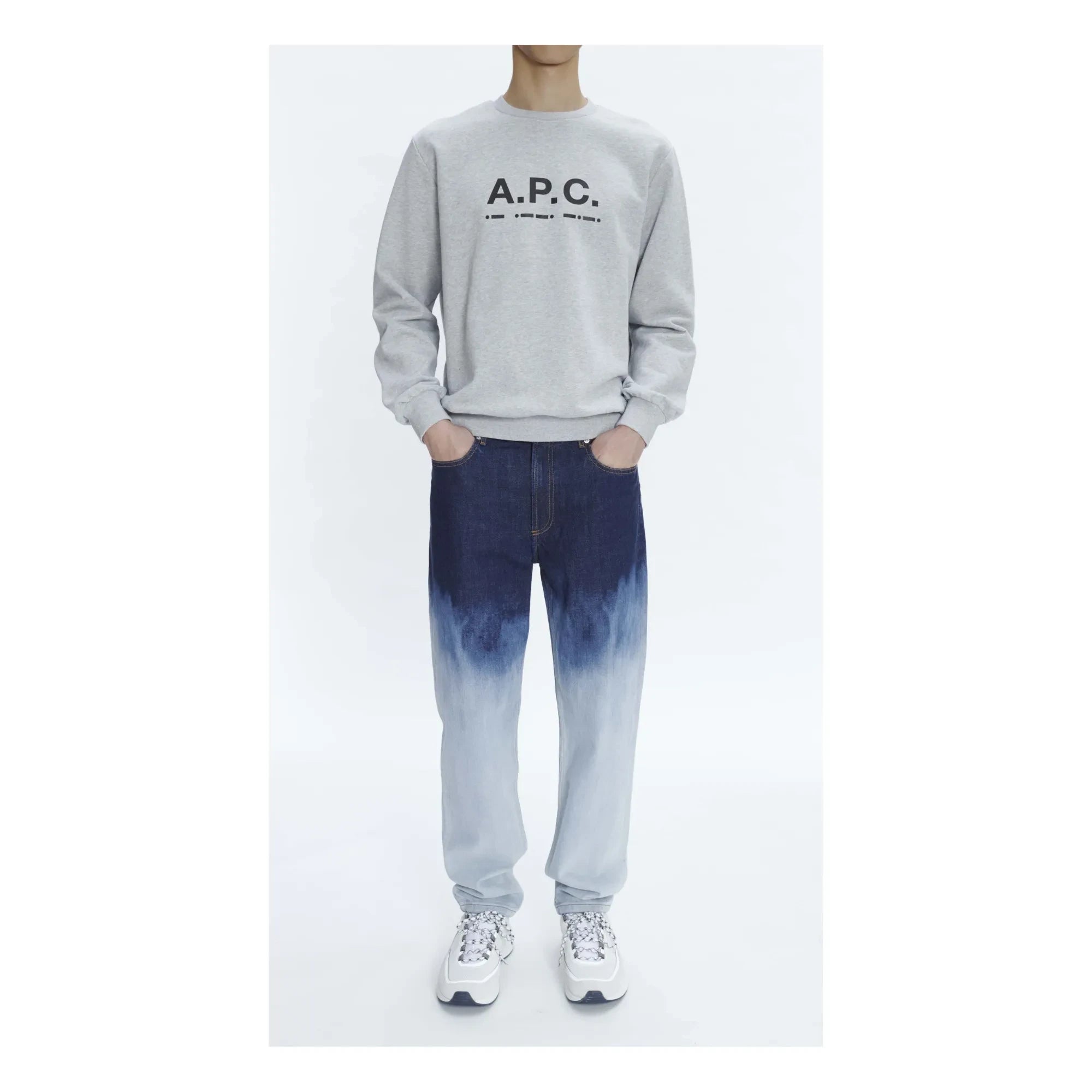 A.P.C. - Franco Sweatshirt | Gray Melange