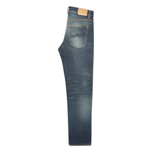 Nudie Jeans - Solid Ollie Lost Light Cotton Jeans | Pale Bluish Gray