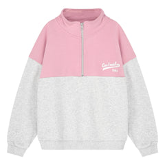 Cos I Said So - Organic Cotton Logo Zip-up Sweatshirt | Pink