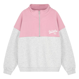 Cos I Said So - Organic Cotton Logo Zip-up Sweatshirt | Pink