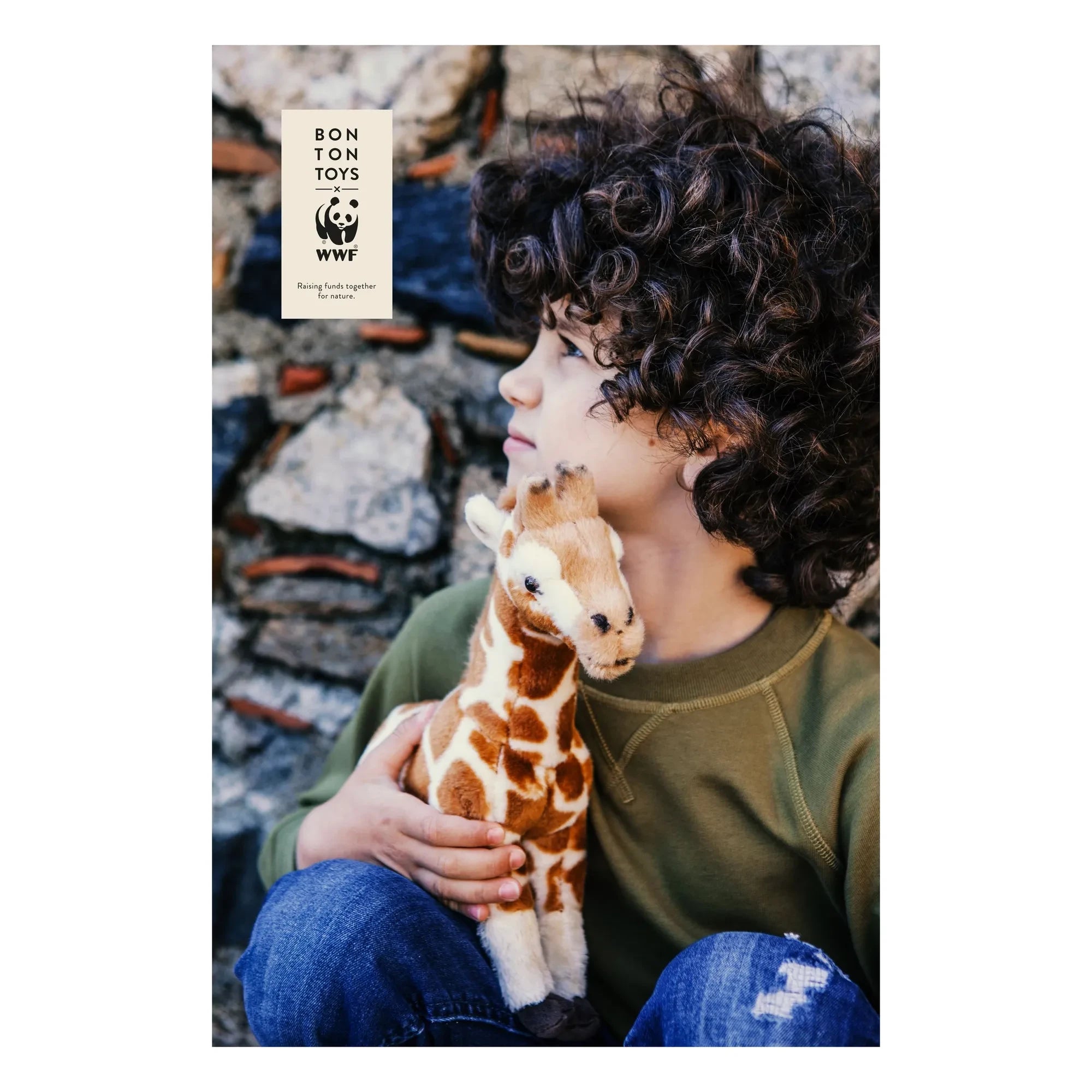 Bon Ton Toys - WWF Giraffe Plush | Ivory