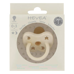 Hevea - Natural Rubber Round Pacifier | Milk
