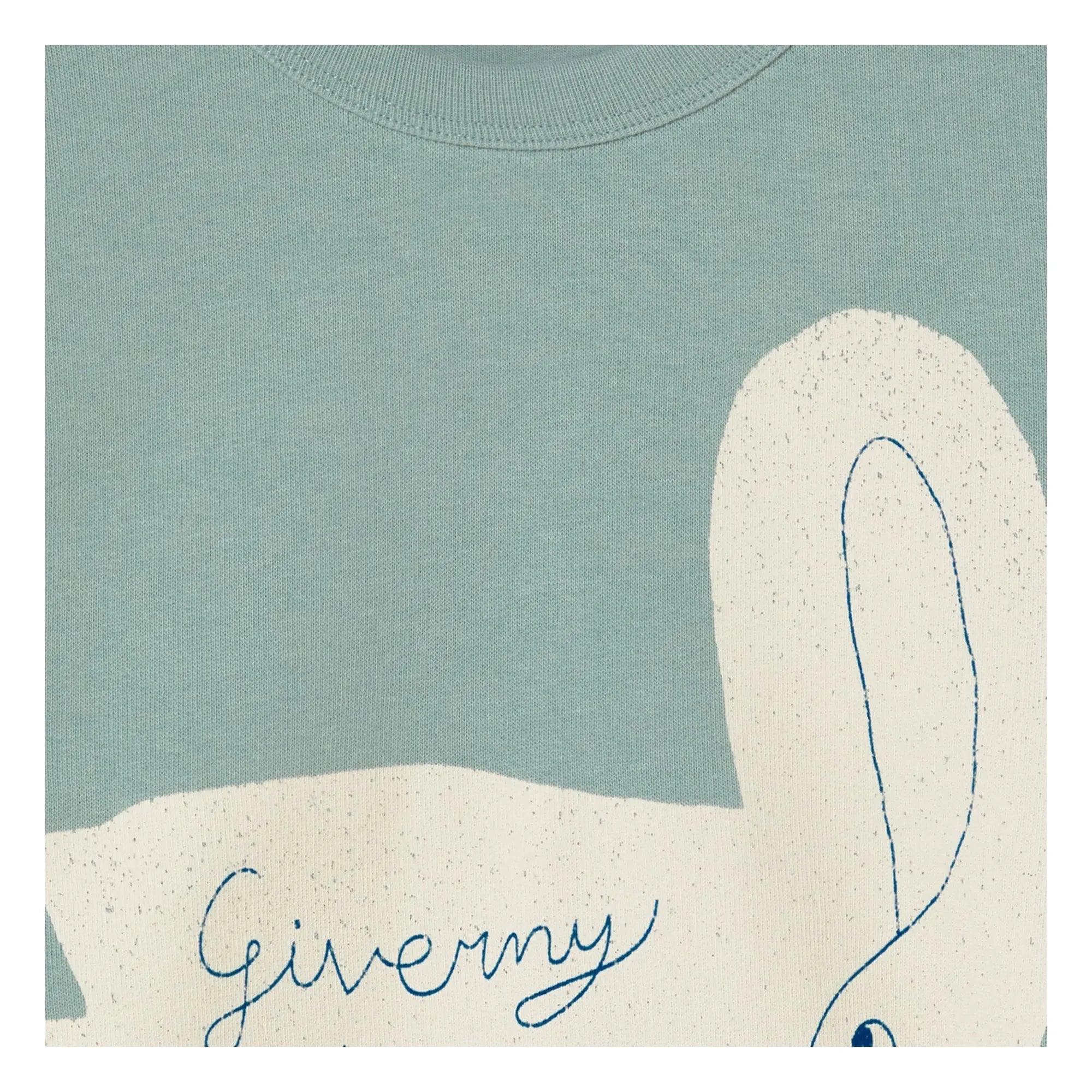 Tinycottons - Swan Sweat Organic Cotton | Gray Blue