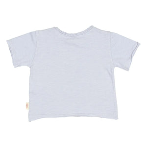 Búho - Organic Cotton Octopus T-shirt | Light Blue
