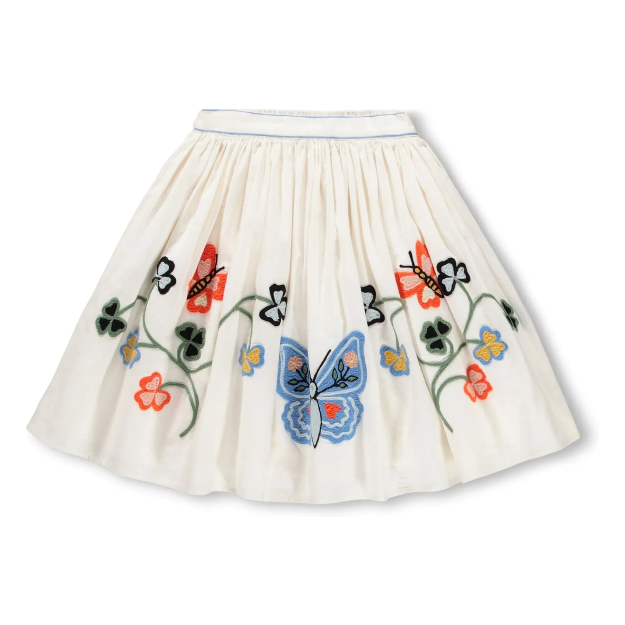 Molo - Bonnie Butterfly Organic Cotton Skirt | Ivory