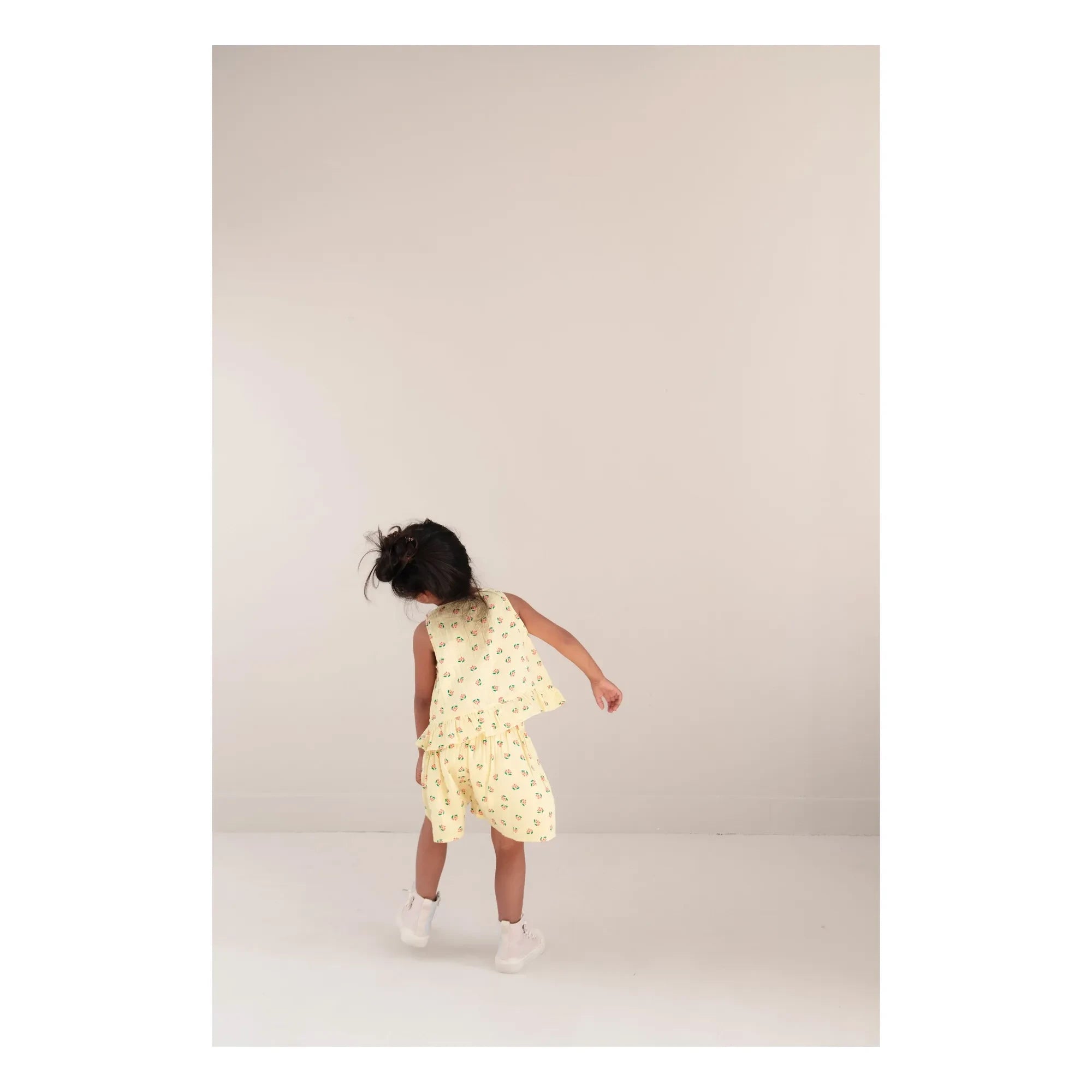 Jenest - Sofie Floral Organic Cotton Top | Pale Yellow