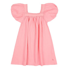 Búho - Organic Cotton Ruffle Dress | Pink