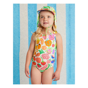 Halcyon Nights - Fruits Recycled Fiber Swimsuit | Off-White