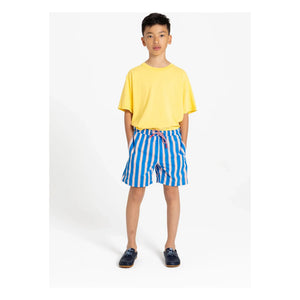Smallable Kid - Archie Striped Swim Shorts | Electric Blue